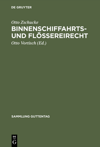 Binnenschiffahrts- und Flößereirecht