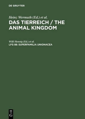 Das Tierreich / The Animal Kingdom / Superfamilia Unionacea - 