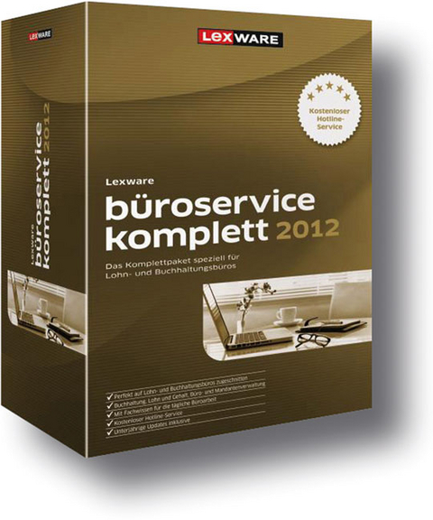 Lexware b&uuml;roservice komplett 2012 - Einzelplatzversion