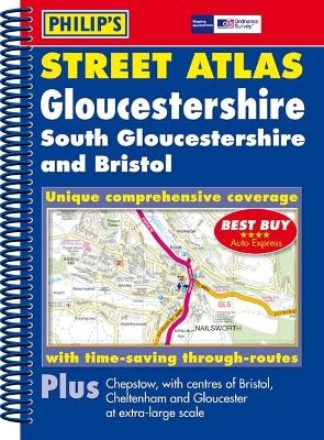Philip's Street Atlas Gloucestershire and Bristol