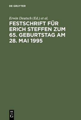 Festschrift für Erich Steffen zum 65. Geburtstag am 28. Mai 1995