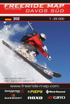 Freeride Map Davos S&uuml;d