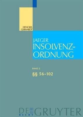 Insolvenzordnung / &sect;&sect; 56-102