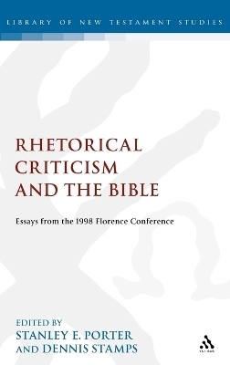 Rhetorical Criticism and the Bible - 