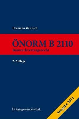 &Ouml;NORM B 2110 - Hermann Wenusch