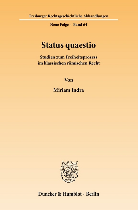 Status quaestio. - Miriam Indra