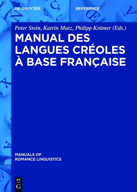 Manuel des langues cr&eacute;oles &agrave; base fran&ccedil;aise - 