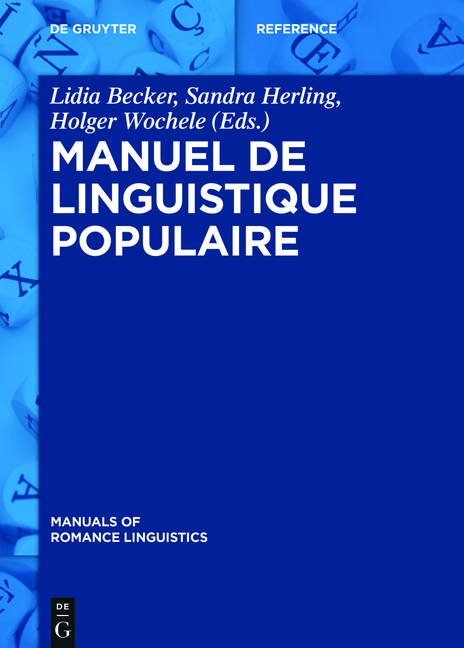 Manuel de linguistique populaire - 