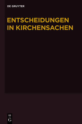 Entscheidungen in Kirchensachen seit 1946 / 1.1.-30.06.2011