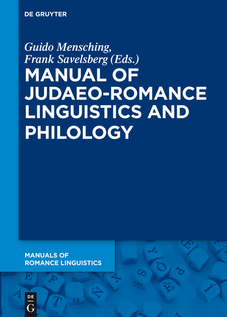 Manual of Judaeo-Romance Linguistics and Philology - 