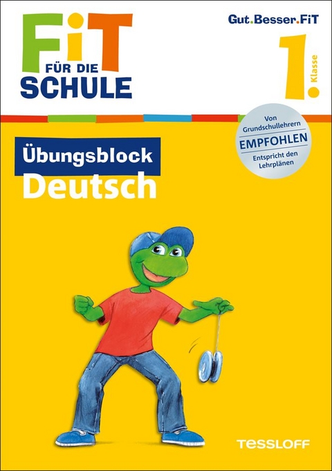 Fit f&uuml;r die Schule: &Uuml;bungsblock Deutsch. 1. Klasse - Werner Zenker