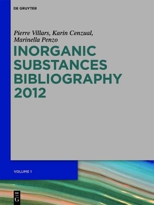 Inorganic Substances. 2012 / Bibliography
