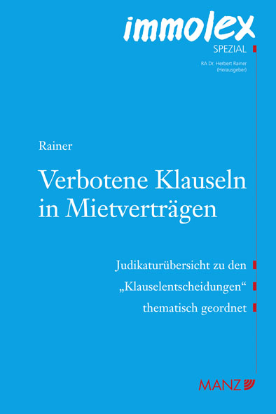 Verbotene Klauseln in Mietvertr&auml;gen - Herbert Rainer