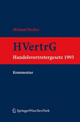 Kommentar Zum Handelsvertretergesetz 1993 (Hvertrg 1993)
