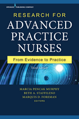 Research for Advanced Practice Nurses, Third Edition - 