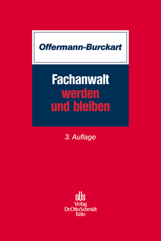 Fachanwalt werden und bleiben