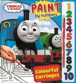 Thomas and Friends Paint by Numbers: Colourful Carriages