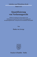Quantifizierung von Verfassungsrecht. - Hanka von Aswege