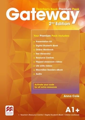 Gateway 2nd edition A1+ Teacher's Book Premium Pack - Anna Cole