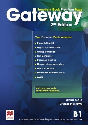 Gateway 2nd Edition B1 Teacher's Book Premium Pack - Ursula Mallows, Anna Cole