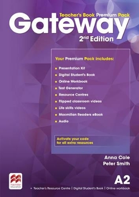 Gateway 2nd Edition A2 TB Premium Pack - Anna Cole, Peter Smith