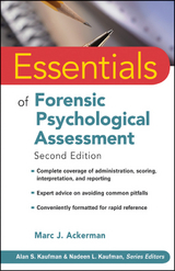 Essentials of Forensic Psychological Assessment - Marc J. Ackerman