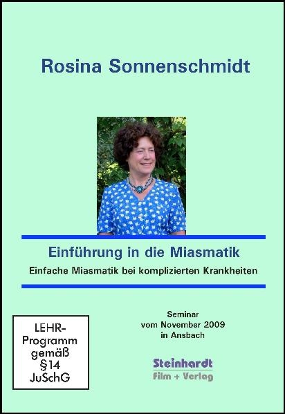 Einf&uuml;hrung in die Miasmatik - Rosina Sonnenschmidt