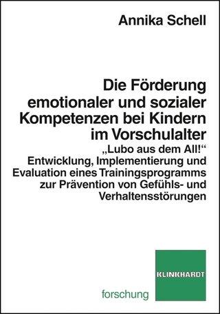 Förderung emotionaler und sozialer Kompetenzen bei Kindern im Vorschulalter