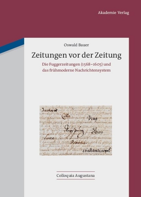 Zeitungen vor der Zeitung - Oswald Bauer