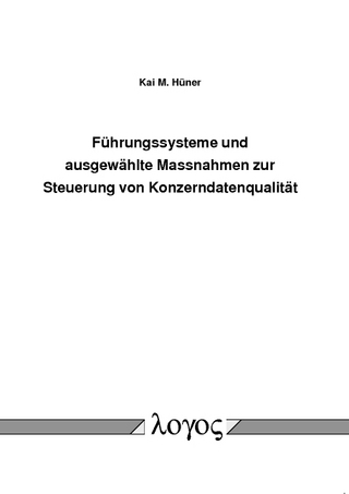 Führungssysteme und ausgewählte Massnahmen zur Steuerung von Konzerndatenqualität