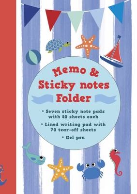 Memo & Sticky Notes Folder: Nautical