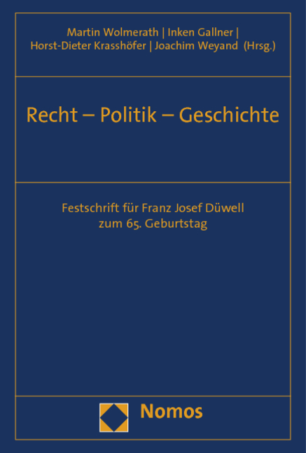 Recht - Politik - Geschichte - 