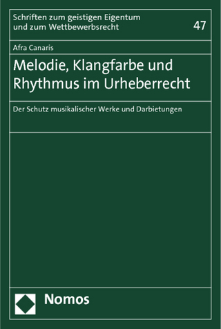 Melodie, Klangfarbe und Rhythmus im Urheberrecht