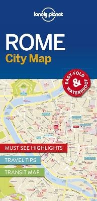 Lonely Planet Rome City Map