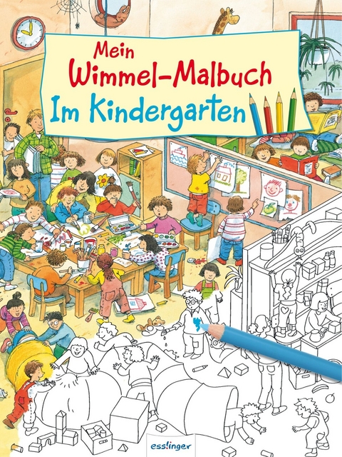 Mein Wimmel-Malbuch &ndash; Im Kindergarten
