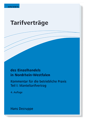 Tarifverträge des Einzelhandels in Nordrhein-Westfalen.