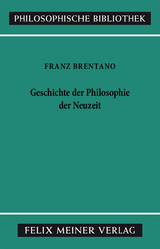 Geschichte der Philosophie der Neuzeit - Franz Brentano