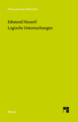Logische Untersuchungen - Edmund Husserl