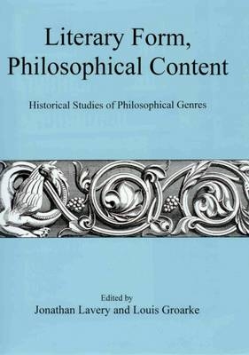 Literary Form, Philosophical Content