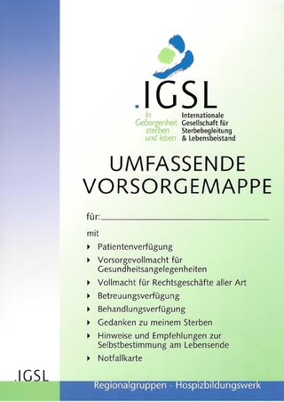Umfassende Vorsorgemappe