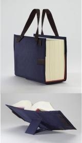 LexSkin blau, Buchhüllen-Tasche