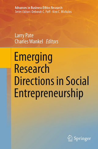 Emerging Research Directions in Social Entrepreneurship