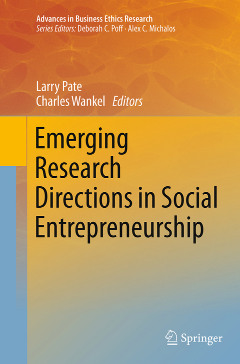 Emerging Research Directions in Social Entrepreneurship - 
