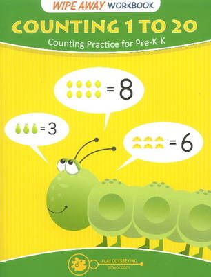 Counting 1 to 20 Wipe Away Workbook - Damian Gill