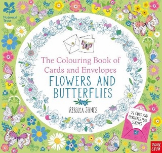 National Trust: The Colouring Book of Cards and Envelopes - Flowers and Butterflies