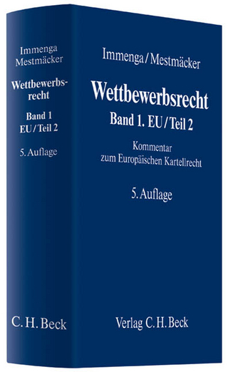 Wettbewerbsrecht  Band 1: EU/Teil 2