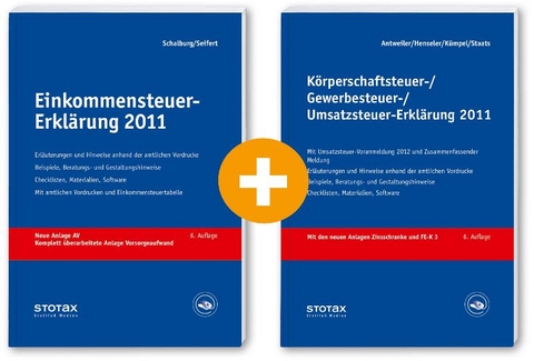 Einkommensteuer-Erkl&auml;rung 2011 + Ratgeber KGU-Erkl&auml;rung 2011 (Kombiprodukt) - Martin Schalburg, Michael Seifert, Paul Ulrich Antweiler, Frank Henseler, Andreas K&uuml;mpel, Annette Staats