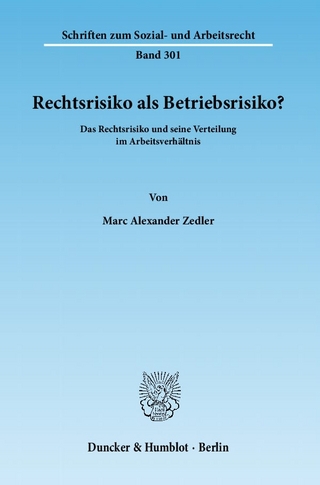 Rechtsrisiko als Betriebsrisiko?