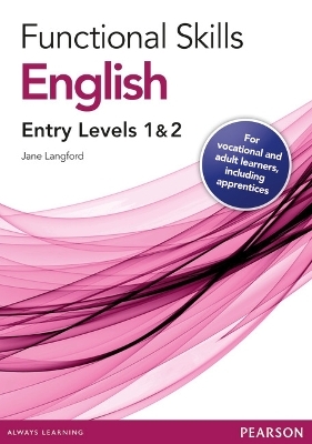 Functional Skills English Entry 1 and 2 Teaching and Learning Resource Disks - Jane Langford