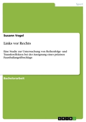 Links vor Rechts - Susann Vogel